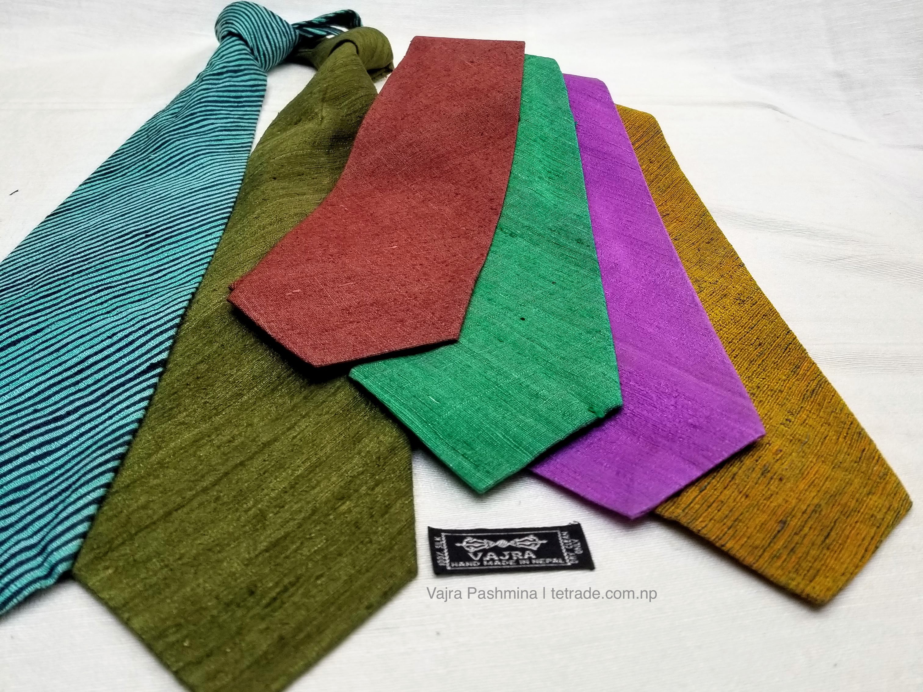 Soft Raw Silk Tie